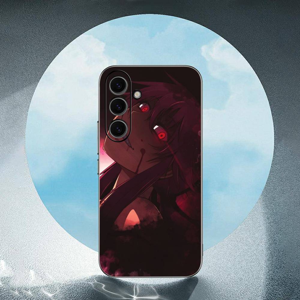 Japanese Yato Noragami Anime Art Luxury Black Phone Case For Samsung Galaxy S23 S24 S25 Ultra S22 Plus S21