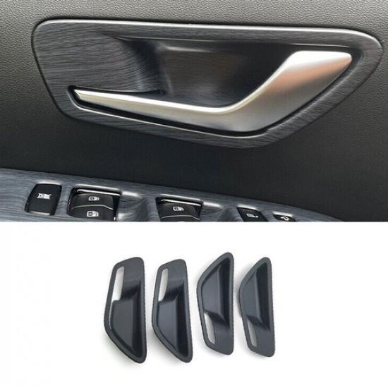Накладка на панель под ручку двери (чаша) для Hyundai Tucson - Черное дерево