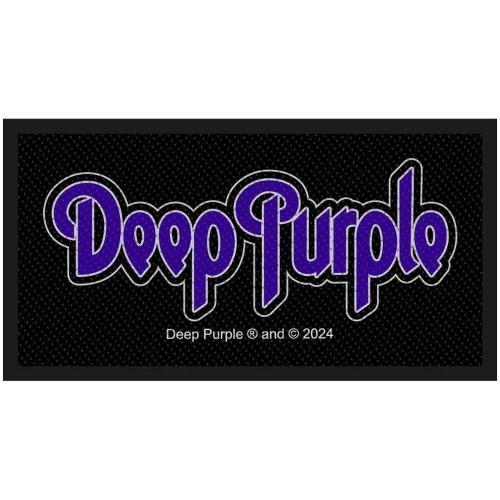 Deep Purple Woven Logo Patch