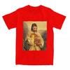 Cheems Jesus TShirts Men Women Doge Meme Awesome Pure Cotton Tee Shirt O Neck Short Sleeve T Shirts Birthday Present Clothing