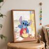 Disney Digital Oil Painting Art Kit Stitch Chef Baking Kitchen Hand Filled Home Decor