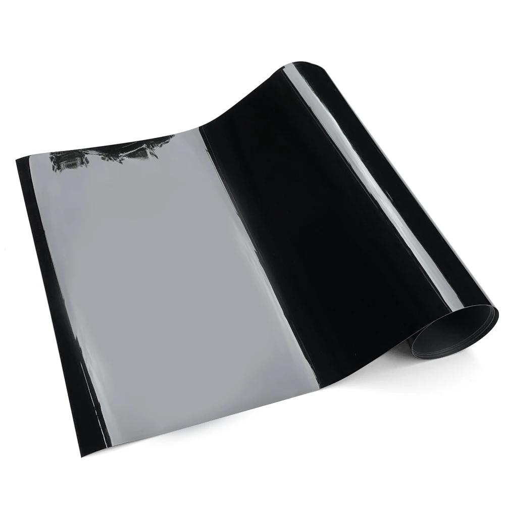 Car Stickers PET Glossy Black Vinyl Wrap Films Self Adhesive Waterproof Color Changing Stickers for Motorcycle Car Accessories