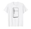 Retro-Kühlschrank-Print-T-Shirt