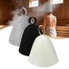 3 Pieces Felt Sauna Hats Breathable Durability Anti Heat Accessories