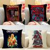 CCreepshow Movie Terror Cushion Cover Natural Linen Organic Fabric DoubleSided Printing Room Sofa Decor Pillow Case