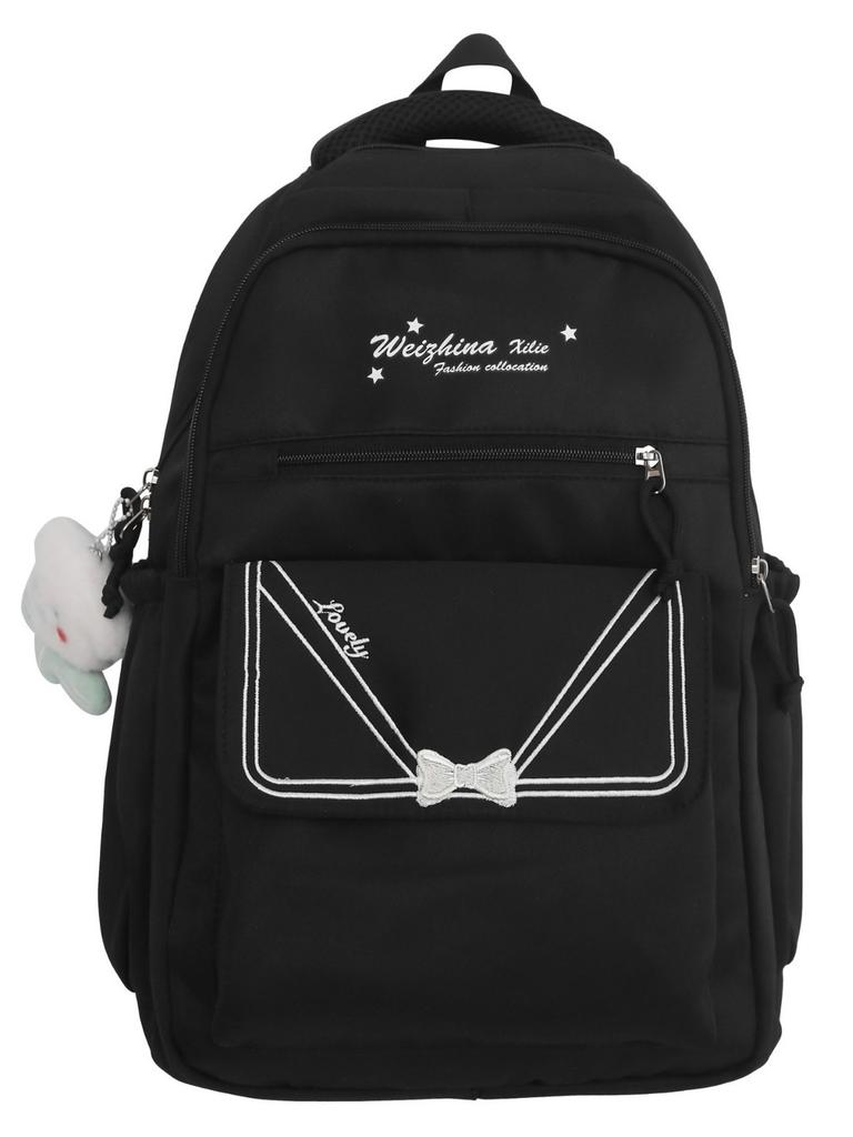 School Backpack For Girls And Boys Nylon Multicompartment With Padded Straps For Students