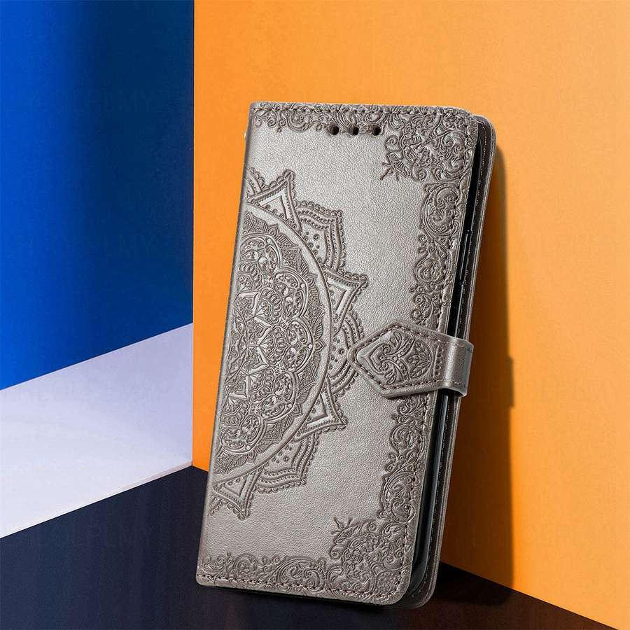 Foral Book Leather Wallet Flip Case For Xiaomi 14T 11T 13T Redmi 14C 13C 9C Note 15 14 10 11 12 13 Pro 5G 9 14S 10S 11S Poco M6 C75 F7 X7 X6 C65 Cover