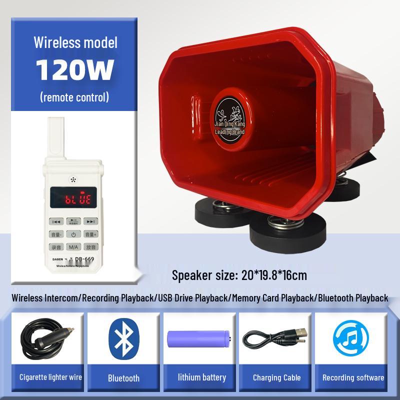 Smart Remote Control Car Roof Speaker with Ceiling Mount for Advertising and High-Pitch Sound Amplification