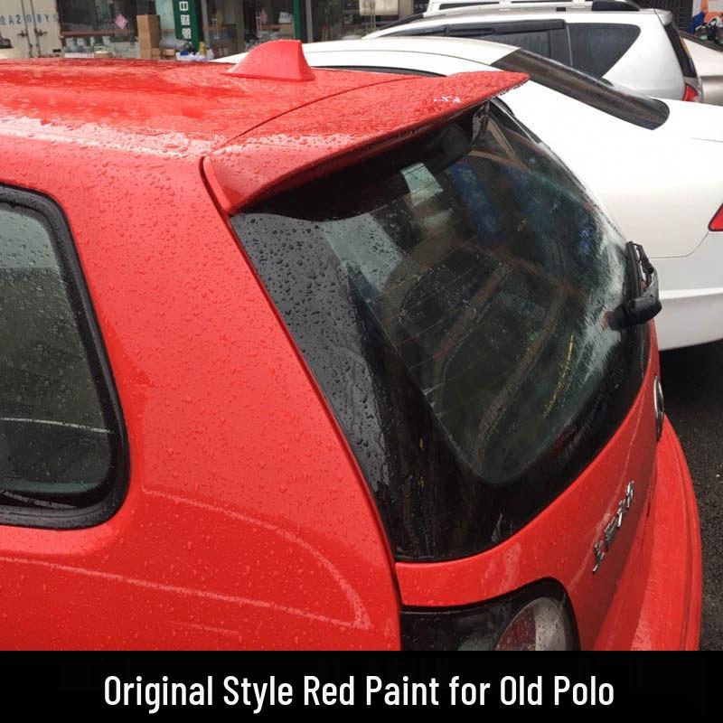 Compatible Rear Spoiler for Polo 06-21 Models: 19 Polo No-Drill Top Tail Modification