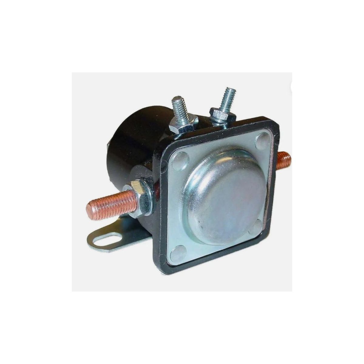 

APSMOTIV Starter Solenoid Relay 12V FDS282 | Fits Ford Tractor Models | Heavy Duty Zinc-Plated Steel | Hot Rod Starter Solenoid Replacement чорний