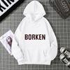 Ladies Long Sleeve Hooded Sweatshirt Featuring Printed Retro Hiphop Style for Sports and Casual Wear Across Seasons
