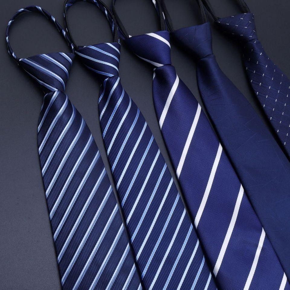 Men Stripes Pattern Tie With Polyester Fabric And Star Pattern For Formal Events