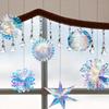 Snowflakes 3D Party Supplies Holographic Snow Ball Home Decor Hanging Balls Christmas Ornaments