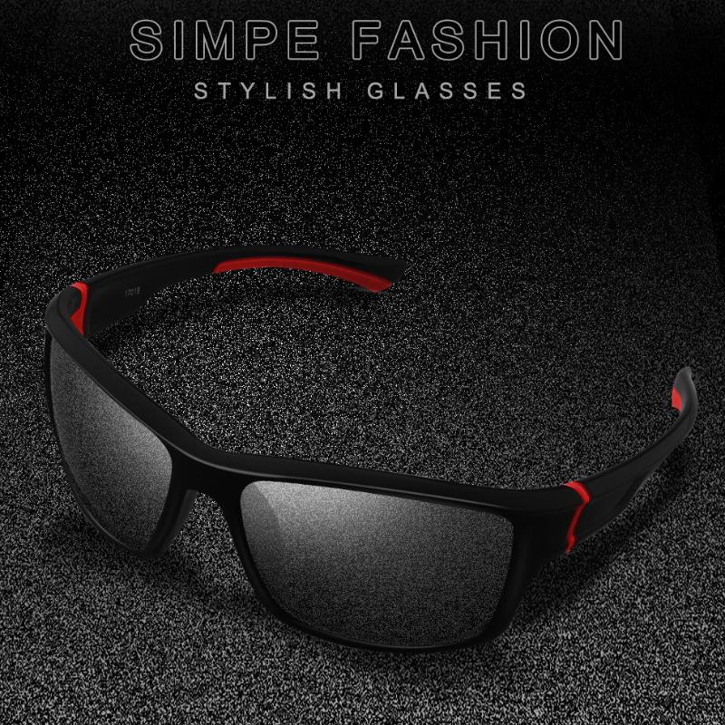 

Очки ночного видения для вождения, мужские поляризационные спортивные велосипедные очки на лобовом стекле, брендовый дизайн, антибликовые солнцезащитные очки Uv400