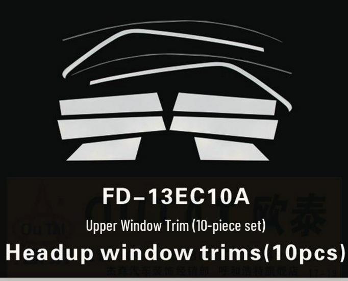 Otai Decorative Bright Trim for Ford Ecosport Window Upgrade