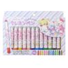 iPlanning Sanrio Characters Coloring Crayon Purple W230 X H170 X D20mm H122 X 200 X 120mm K5202A Pen, [Case] Approx. [Pen] Approx. 10mm [Coloring
