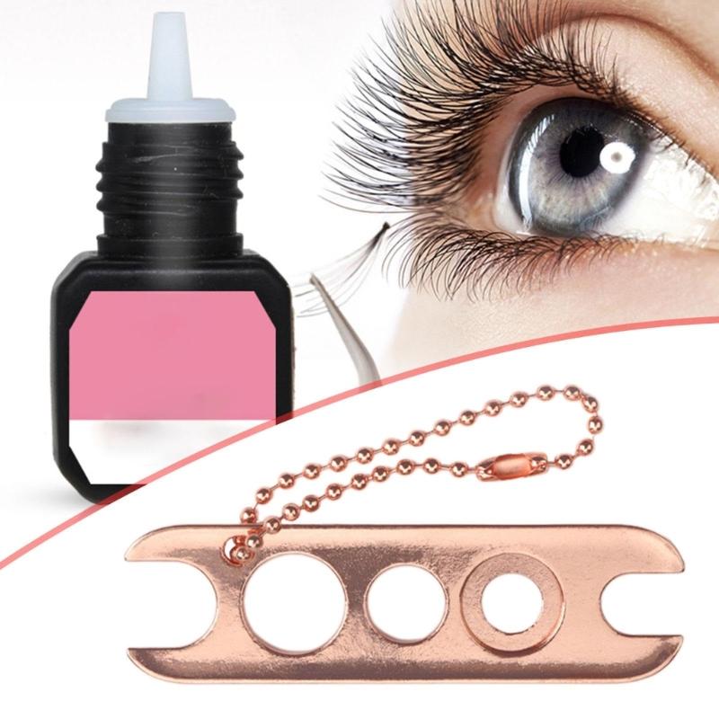 Essential Oil Bottle Opener with Keychain Metal Glues Bottle Opener Stainless Steel Roller On Caps Opener Tool