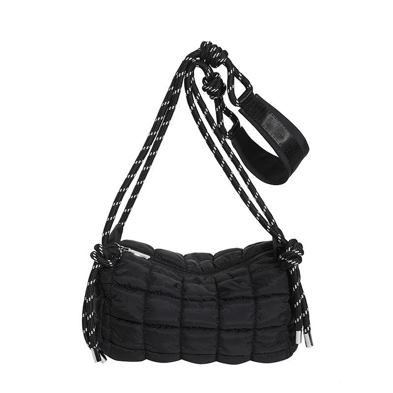 Cloud Pleated Bag Casual Personality One-shoulder Crossbody Bag Foreign Style Large Capacity Pillow Bag Down Cotton Commuter Bag Small Bag