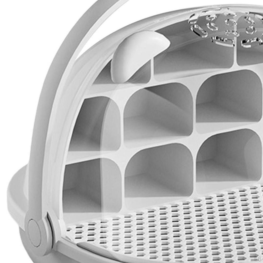 Insekten-Habitatbox für Seidenraupen mit Transportfunktionen und Beobachtungsraum