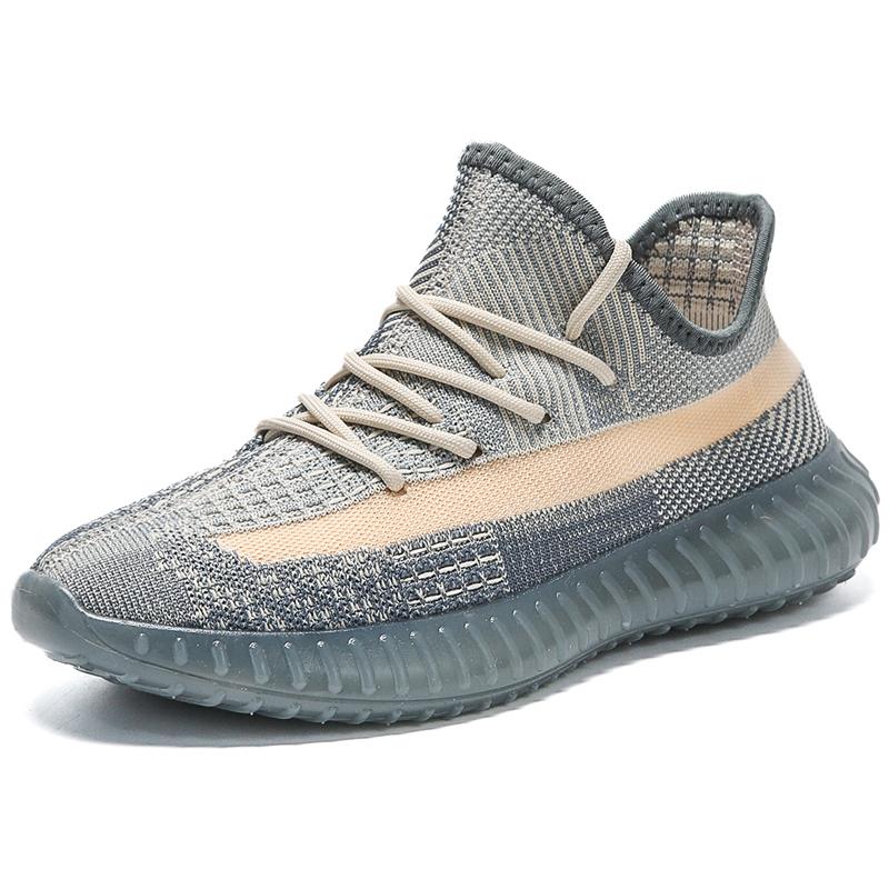Chaussures Décontractées de Sport Crème Glacée Blanc Pur Style Homme Femme Kaki Drill Pour Chaussures Galaxy Ama Sesame Star Respirantes Été