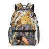Death Note Misa Anime Backpacks Boys Girls Bookbag Students School Bags Cartoon Kids Rucksack Shoulder Bag Large Capacity