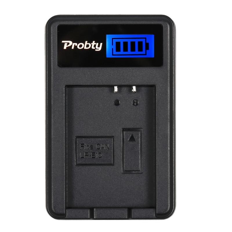 For CANON LP-E10 LPE10 LP E10 LCD  USB Camera Charger For Canon EOS 1100D 1200D 1300D Kiss X50 X70 X80