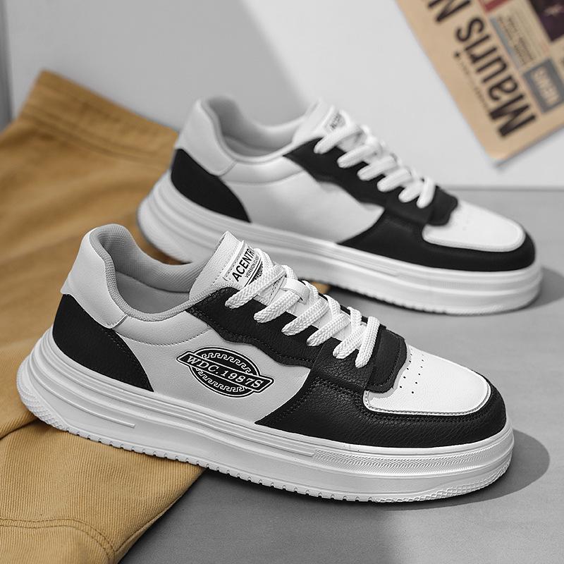 

Мужская обувь Guochao 2024 зима новая дышащая повседневная обувь с низким верхом молодежная обувь для скейтборда спортивная студенческая повседневная трендовая обувь 39