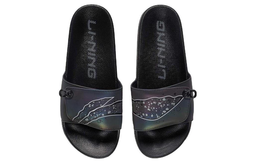 Li Ning Quiet Slide Slippers Men's Black AGAS001-2