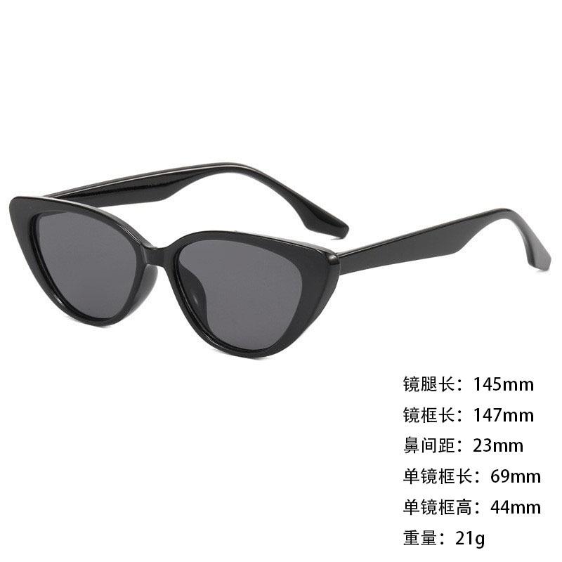 Foreign Trade Retro Triangular Small Frame Cat Eye Sunglasses Sunglasses Shading Women'S Sunglasses