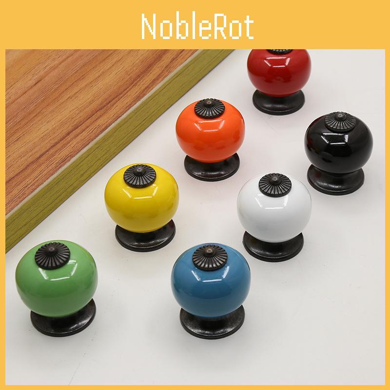 Kitchen Cabinet Pulls With Colorful Zinc Alloy Ceramic Construction For Home Decor And Storage