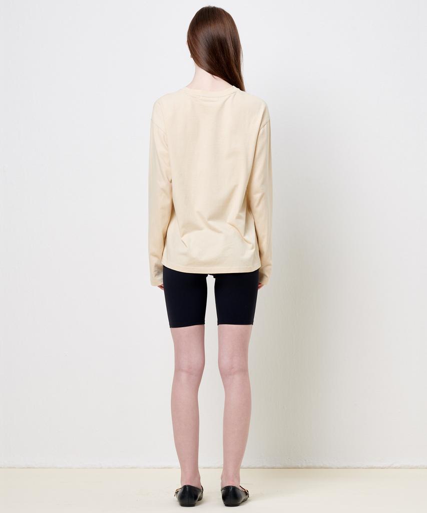 PLAC WOMEN Nostalgia Long Sleeve T-Shirt Beige