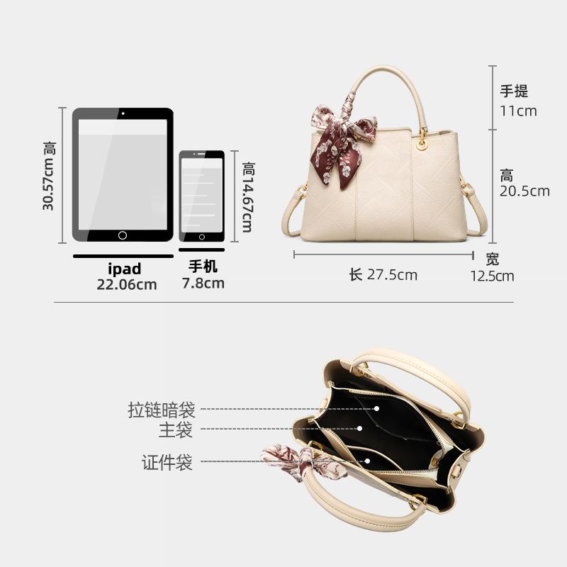 Mother's Day gift bag handbag light luxury fashion female mother bag atmospheric middle-aged messenger bag