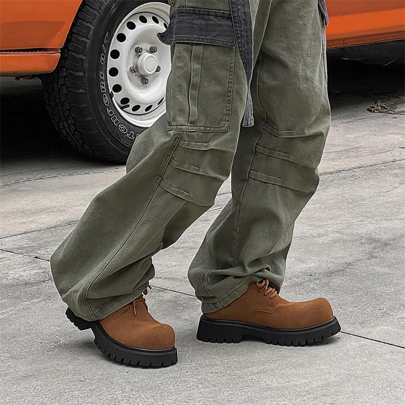 Fashion Trendy Thick Soled Men's Shoes Classic Minimalist and Luxurious Styles Fashion and Leisure Party Daily Office Work Young Shoes