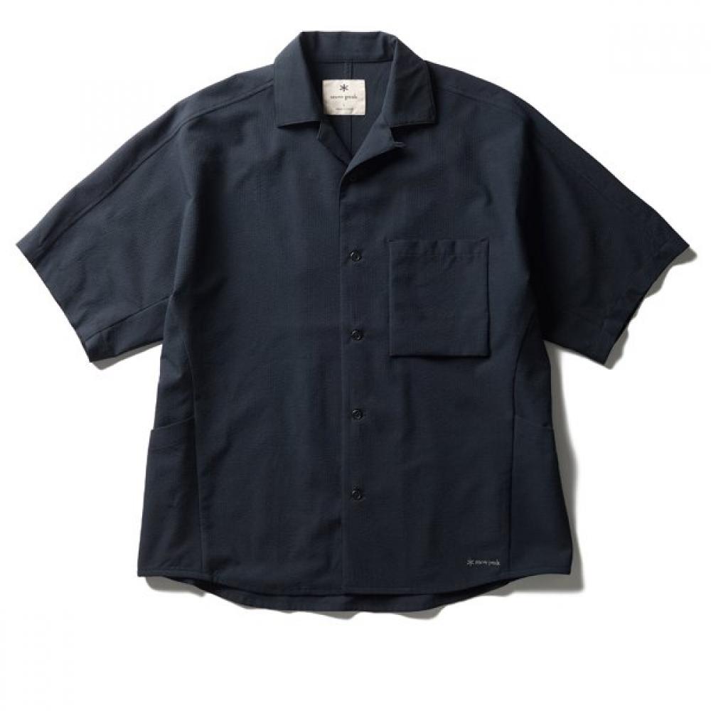 Snow Peak Airo Short Sleeve Shirt Mens Cut Sewn Black Medium Sh 26su009