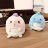 Reversible Cartoon Dinosaur & Animal Plush Toy - Soft Double-Sided Penguin, Panda, and Dinosaur Doll