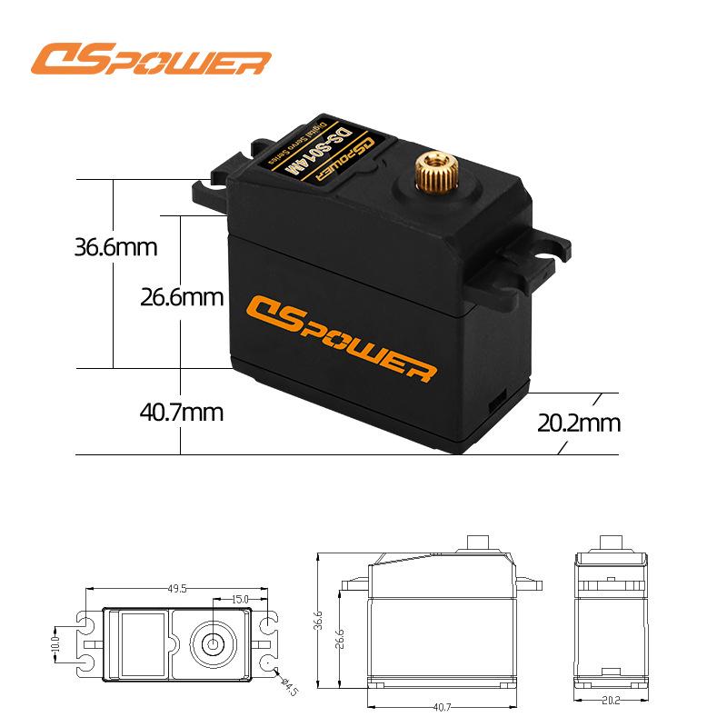 10KG MG996R Metal Gear Servo for Smart Lock, Toilet, and Table Tennis Machine
