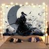 New Chinese Style Illustration Tapestry Wall Hanging for Bedroom Headboard  Wall Decor