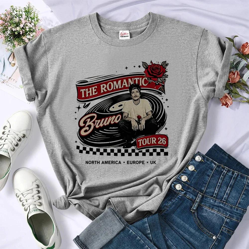 Bruno Mars T Shirt Female Baddie Harajuku Y2k Goth Aesthetic Shirt Scene Jojifuku Baddie Graphic