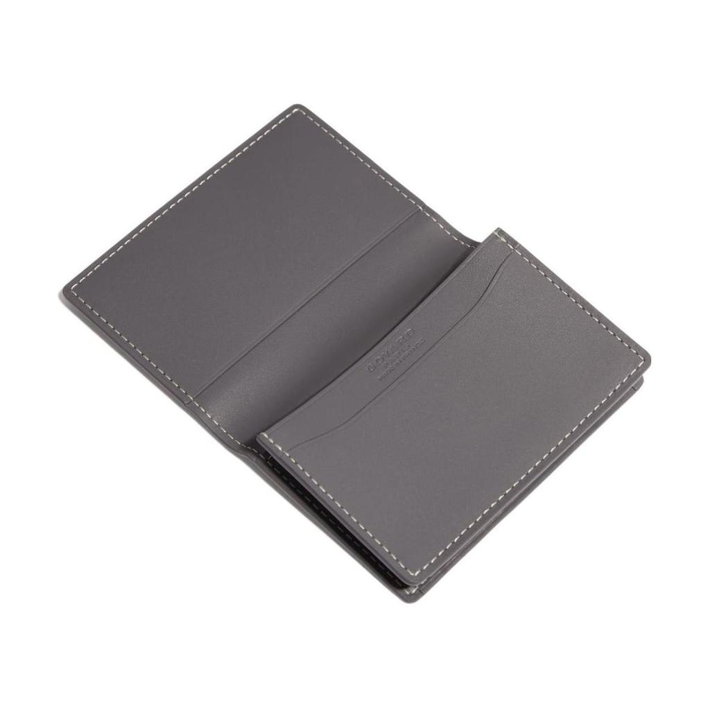 Goyard Malherbes Y Monogram Canvas And Leather Card Holder Unisex Accessories Gray MALESHPMLTY-51CL51P