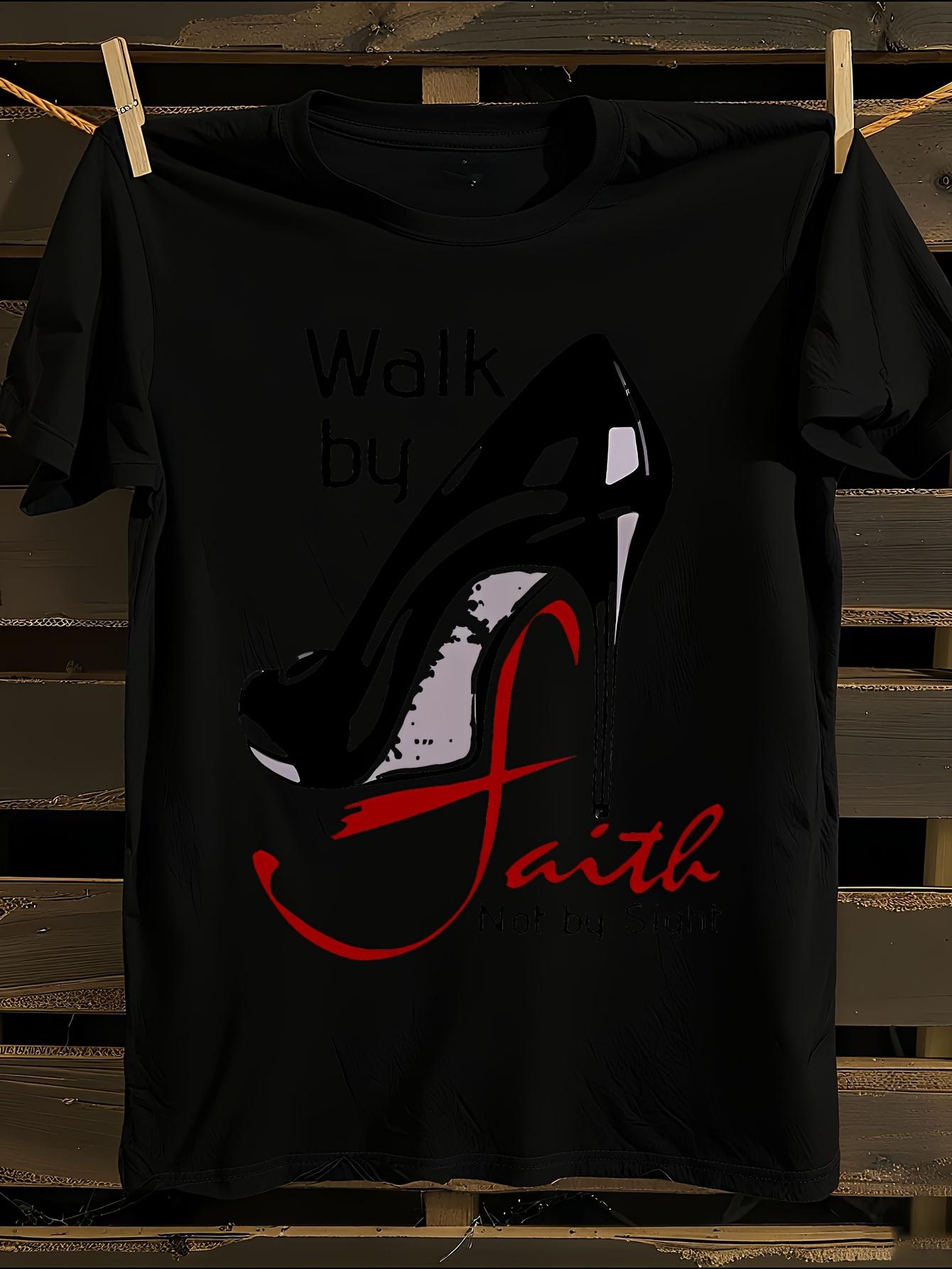 Walk By Faith Verse T-shirt M