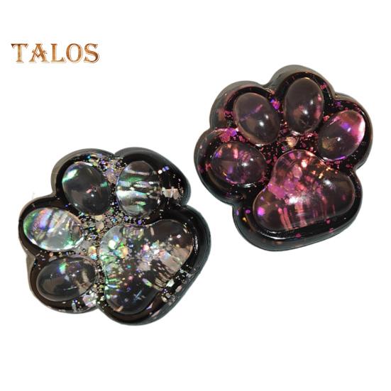 

Блестящая черная кошачья лапка, игрушка для снятия стресса, кошачья лапка, сжимающая и щипковая, сенсорная игрушка для детей, подростков и взрослых, мягкая игрушка-антистресс из термопластичной резины, игрушка-коготь для животных чёрный