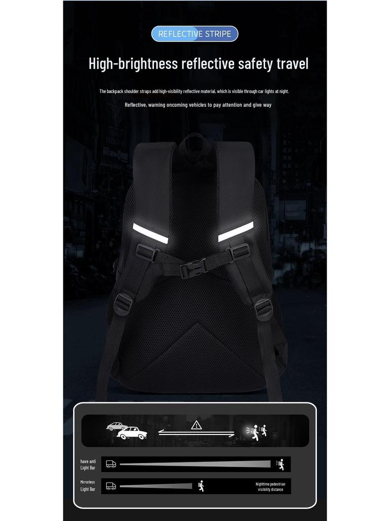 Minimalist Style Large-Capacity Backpack for Students & Adults - Casual Laptop Bag