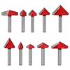 6mm V-Groove Bit Woodworking Cutter - 3D Engraving Knife, V-Shaped, 60/90 Degrees, 6 Patterns