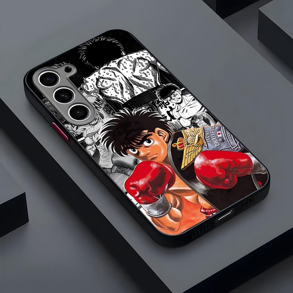 Boxing Hajime No Ippo Anime Art Phone Case Matte Transparent For Samsung S25Plus S21fe S22 FE S23 Ultra S24 Plus S25 Cover