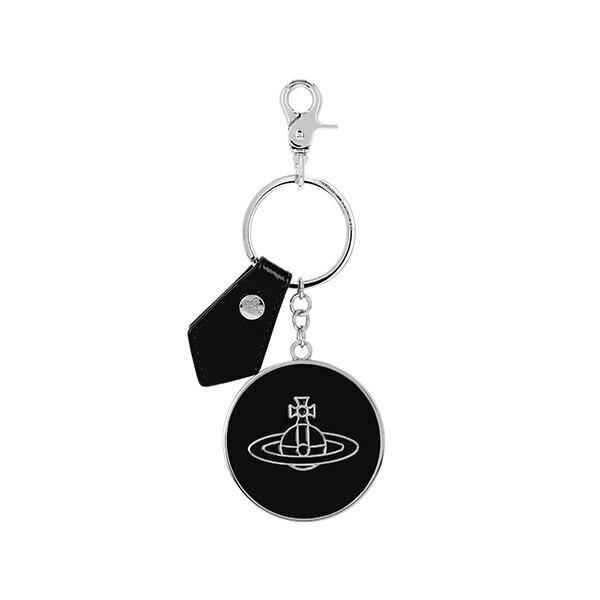 

Vivienne Westwood Thin Line Round Key Ring 8203011yw Om000g N403 one size