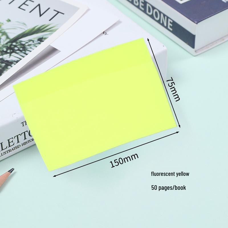 Colorful Transparent PET Sticky Notes with Strong Adhesion for Students and Office Use