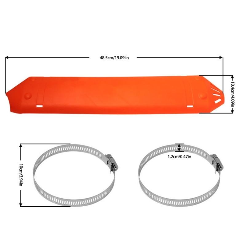 Motorcycle Exhaust Heats Shield Cover Muffler Link Pipe Protectors Guard Antiscalding Cover for EXC250/300