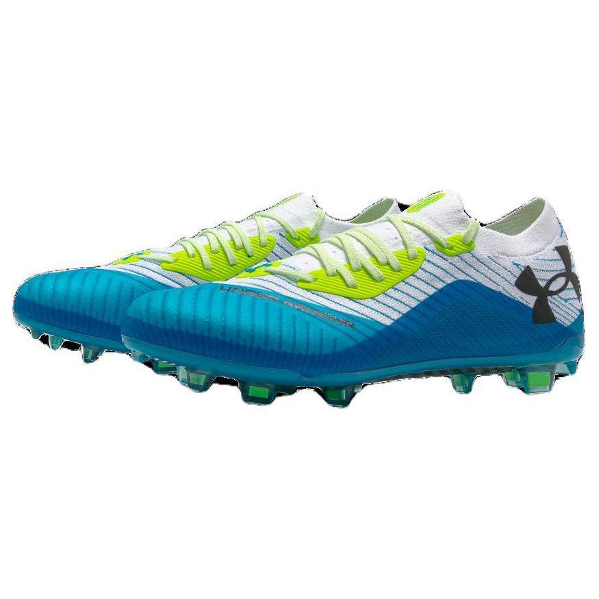 Under Armour Shadow Elite 2 FG Weiß Capri Unisex Sneaker Schwarz 3027239-103