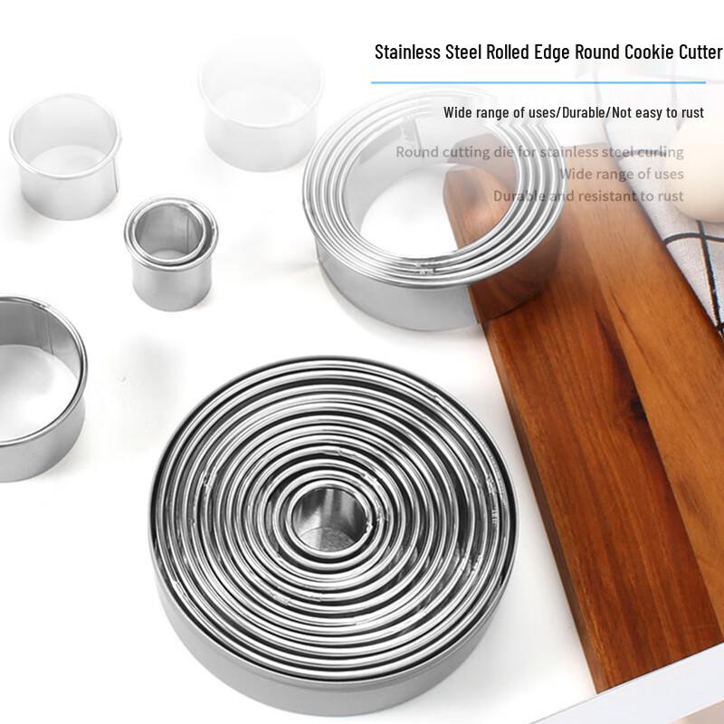 Многофункциональный набор круглых форм для выпечки и кондитерских изделий - 36 штук (3x12)