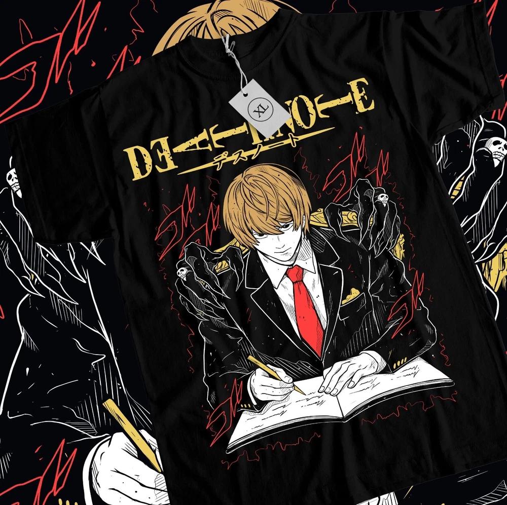 Kira Ryuk TShirt Death Note L Unisexga Strip Horror Anime S